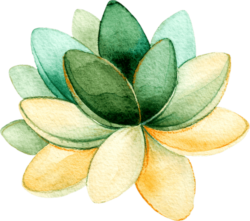 Green web hosting flower