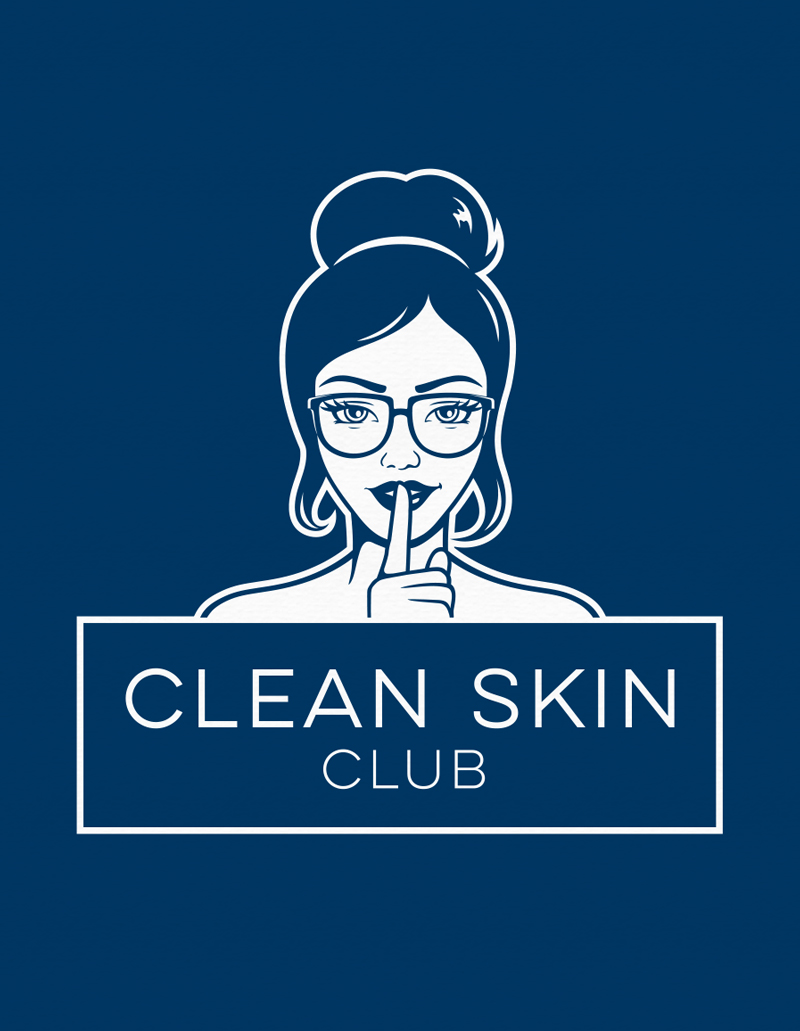 Clean Skin Clob logo design